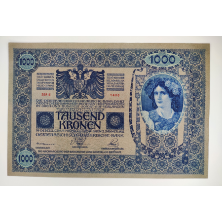 Banknot Austro-Węgry 1000 koron z 1902 roku. Nr 19382 | Zamów w Prolexico