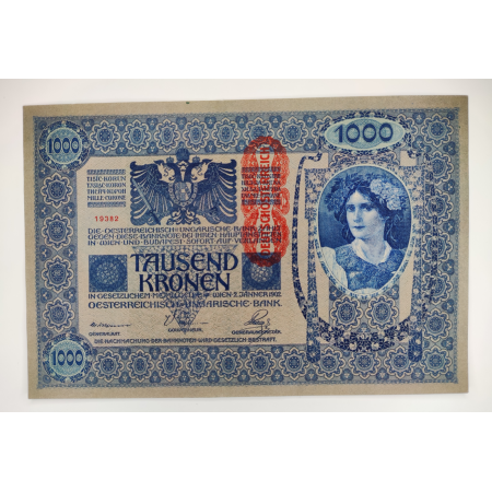 Banknot Austro-Węgry 1000 koron z 1902 roku. Nr 19382 | Zamów w Prolexico